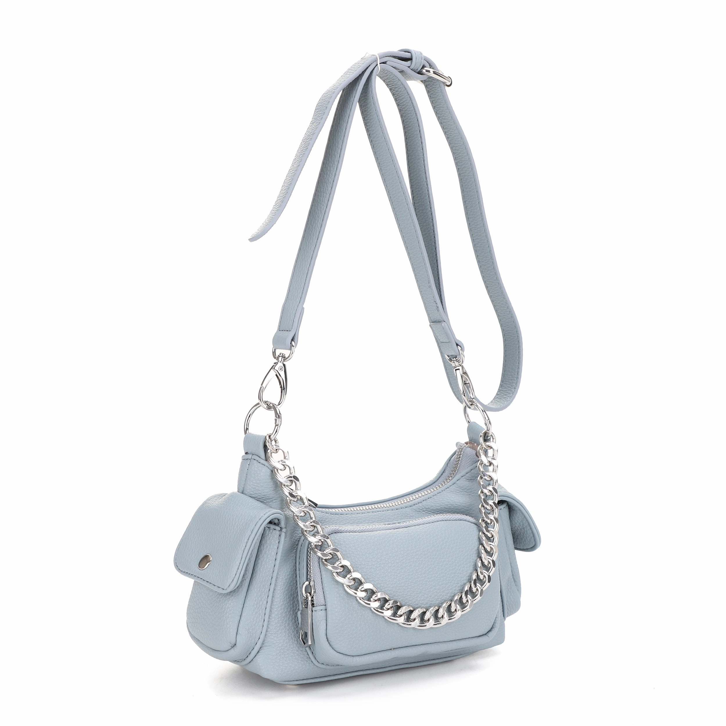 Harlan Retro Multi Pouch Pocket Chain Shoulder Crossbody Practical Travel