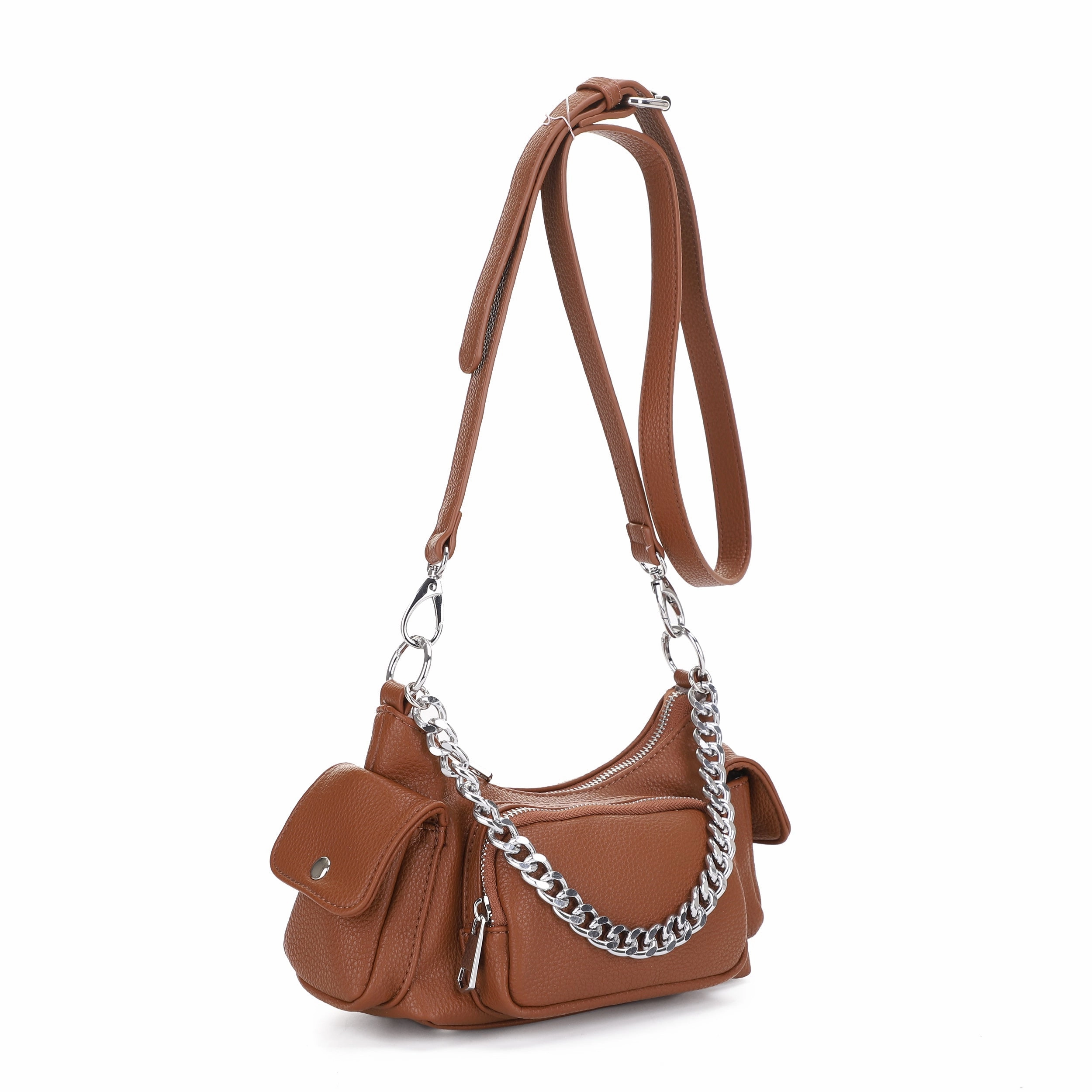 Portable Companion Harlan Retro Multi Pouch Pocket Chain Shoulder Crossbody