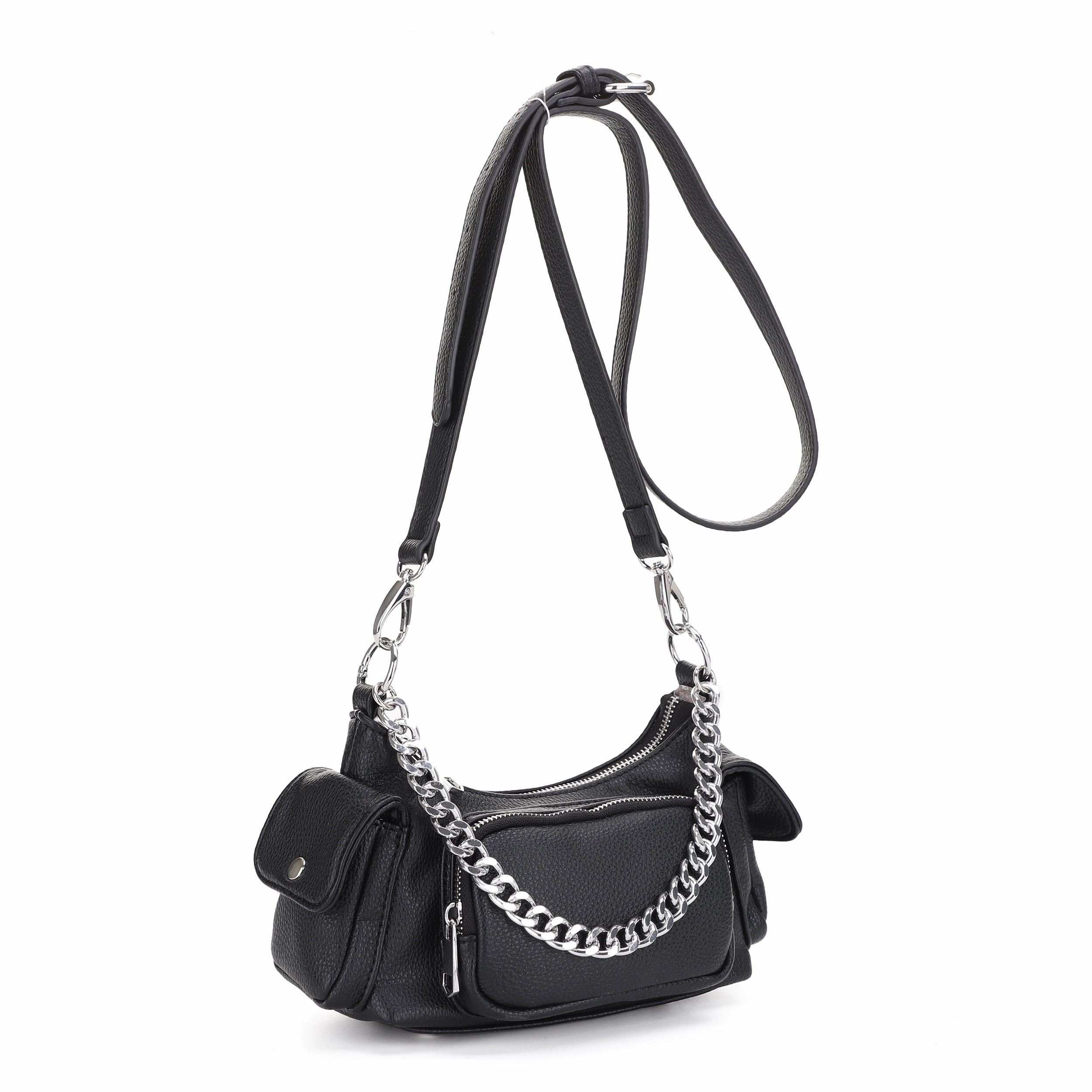 Harlan Retro Multi Pouch Pocket Chain Shoulder Crossbody Modern Carry Modern Functionality