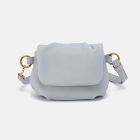 Harley Crossbody Sling In Pebbled Leather - Blue Pearl Stylish Journey