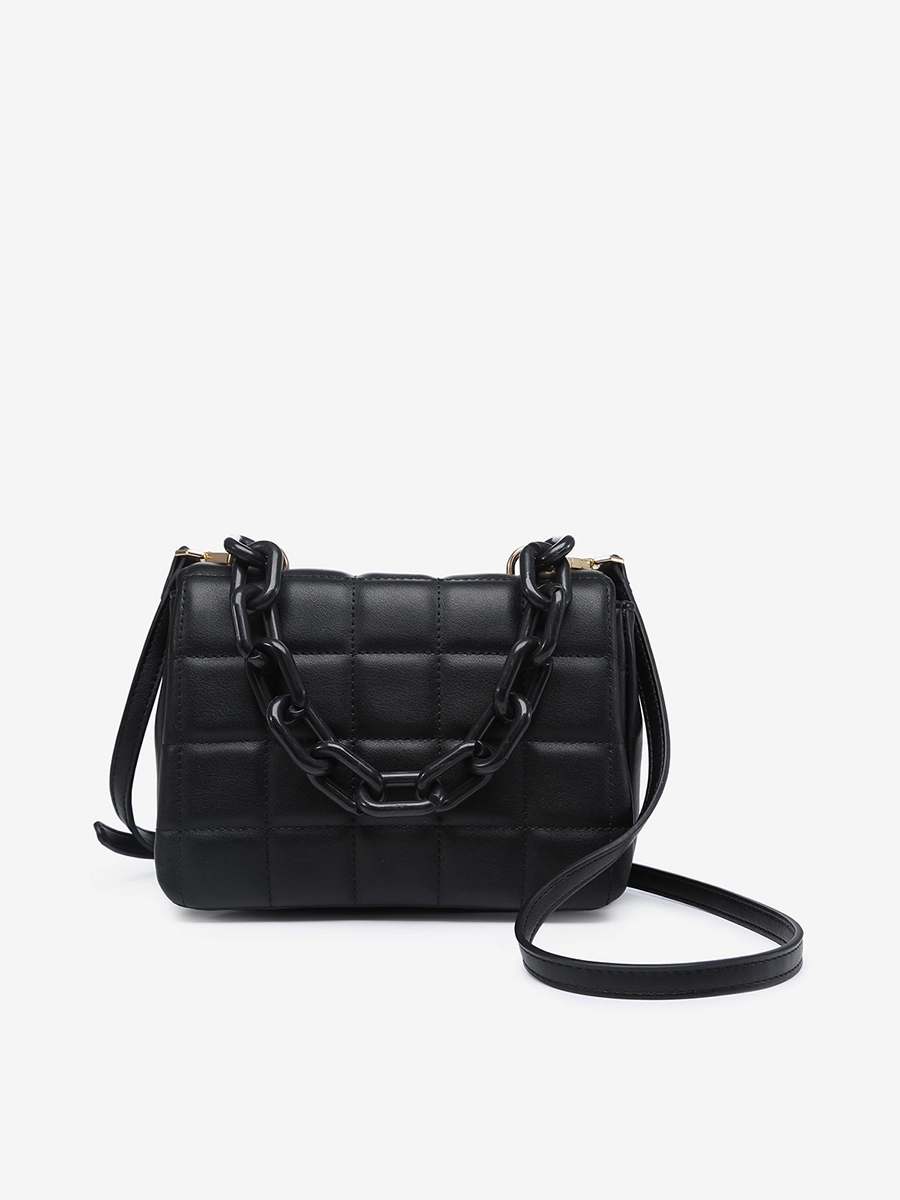 Contemporary Design Timeless Luxury Hayden Vegan Quilted Chain Crossbody