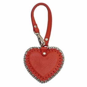 Heart Leather Bag Charm Practical Design