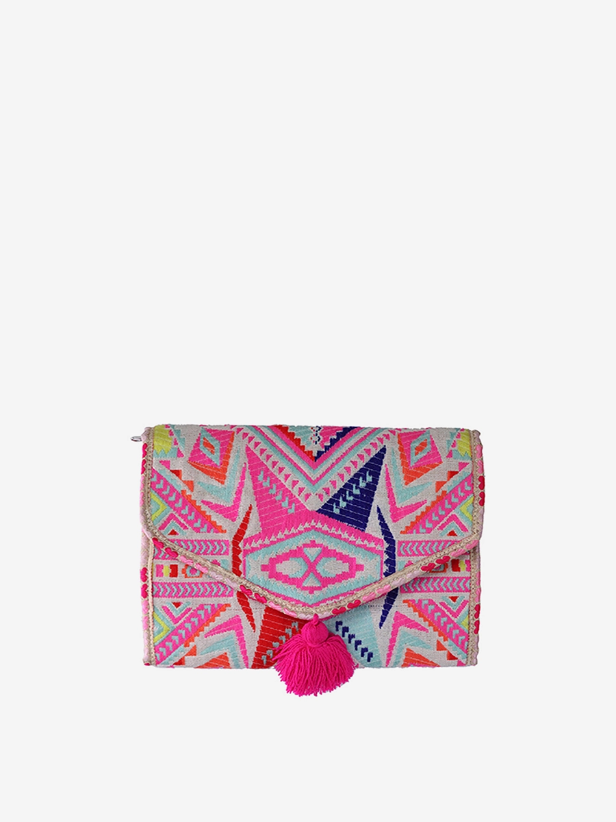 Katleya Patterned Jewelry Case Glam Detail