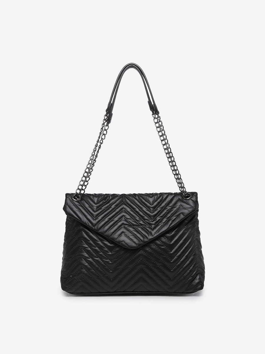 Stelle Vegan Puffer Crossbody Fine Weave