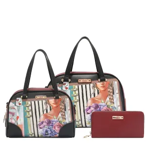 Winter Look NOSTALGIA 3PC SET (SATCHEL, CROSSBODY, WALLET)