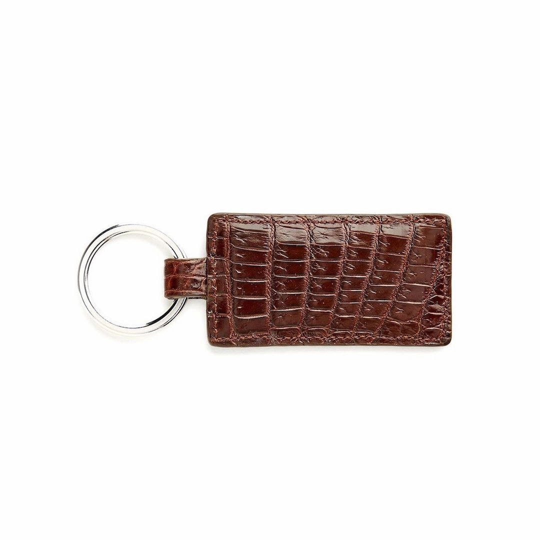 Versatile Organizer Outdoor Carry Key Ring - Brown Croc