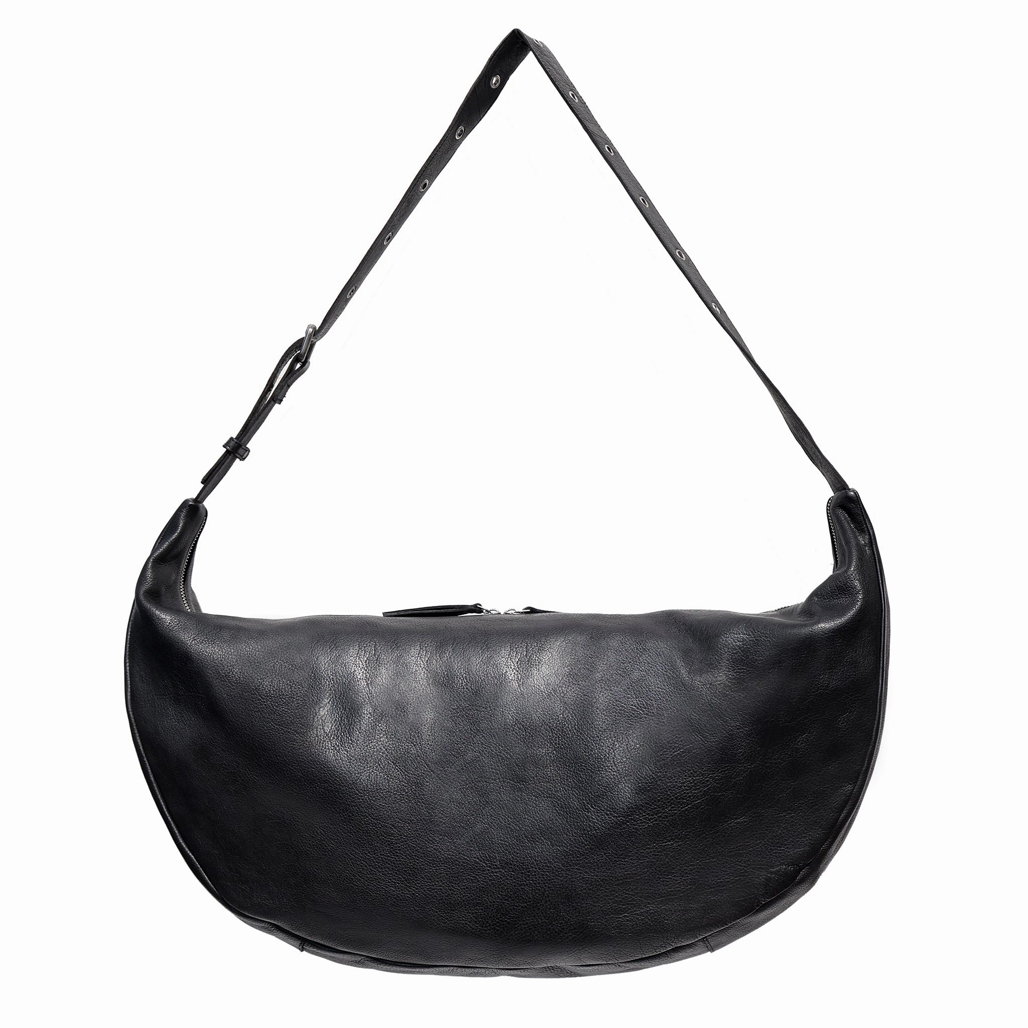 Adjustable Strap Cabo Oversized Leather Sling Bag