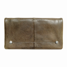Secure Closure Terry Leather Wallet