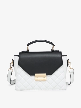 Lou Vegan Square Quilted Crossbody Polished Style