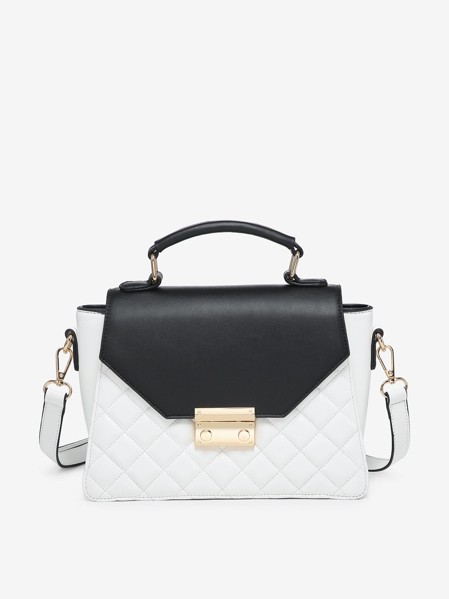 Lou Vegan Square Quilted Crossbody Polished Style