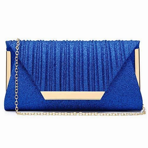 Functional Use Formal Presence Dasein Glitter Flap Envelope Clutch Purses Evening Bags Wedding Party Prom Purse