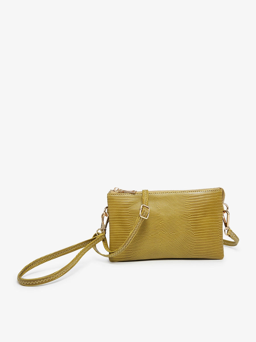 Riley Vegan Lizard Crossbody Luxury Outfit