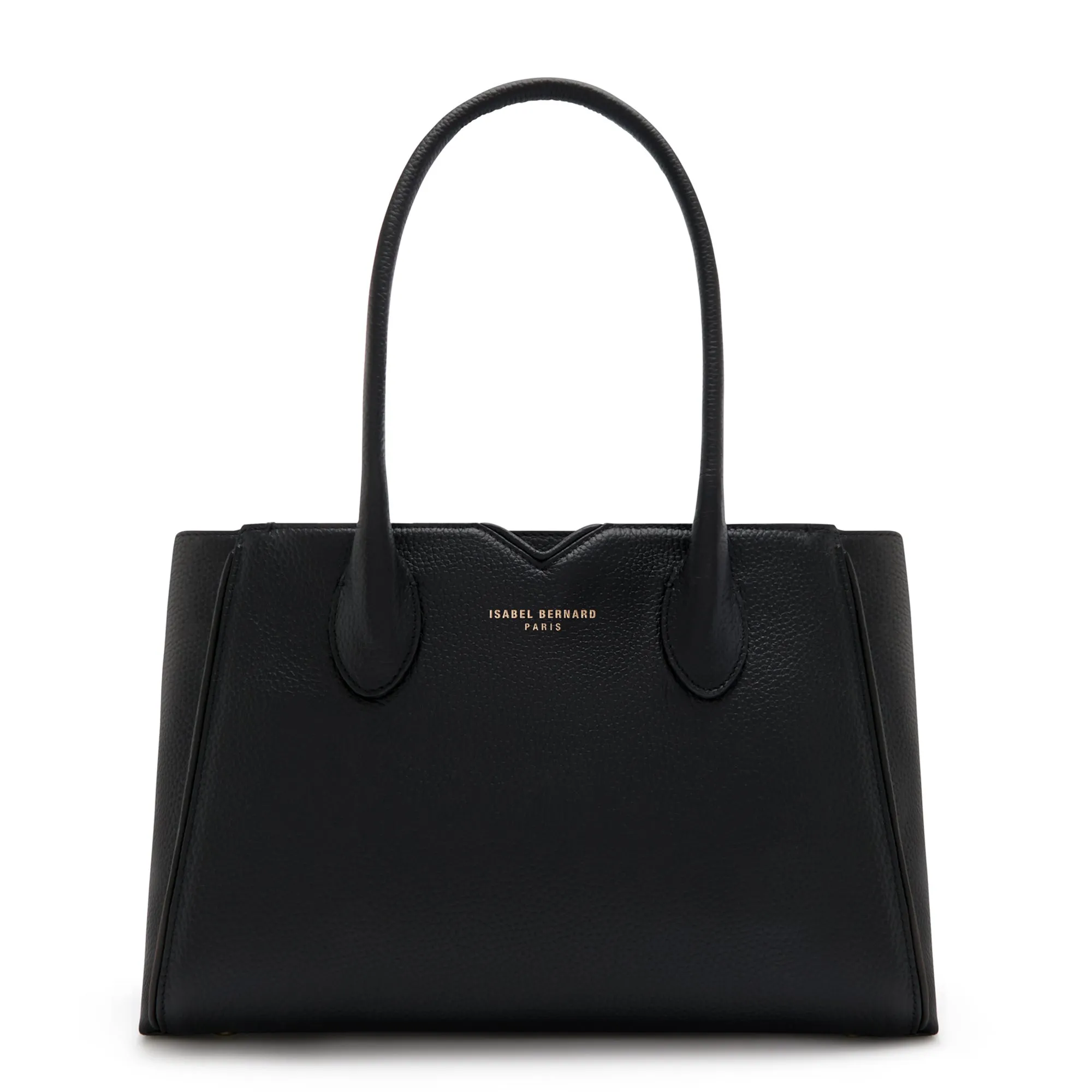 Premium Fashion Honor?? Cloe Midi black calfskin leather handbag