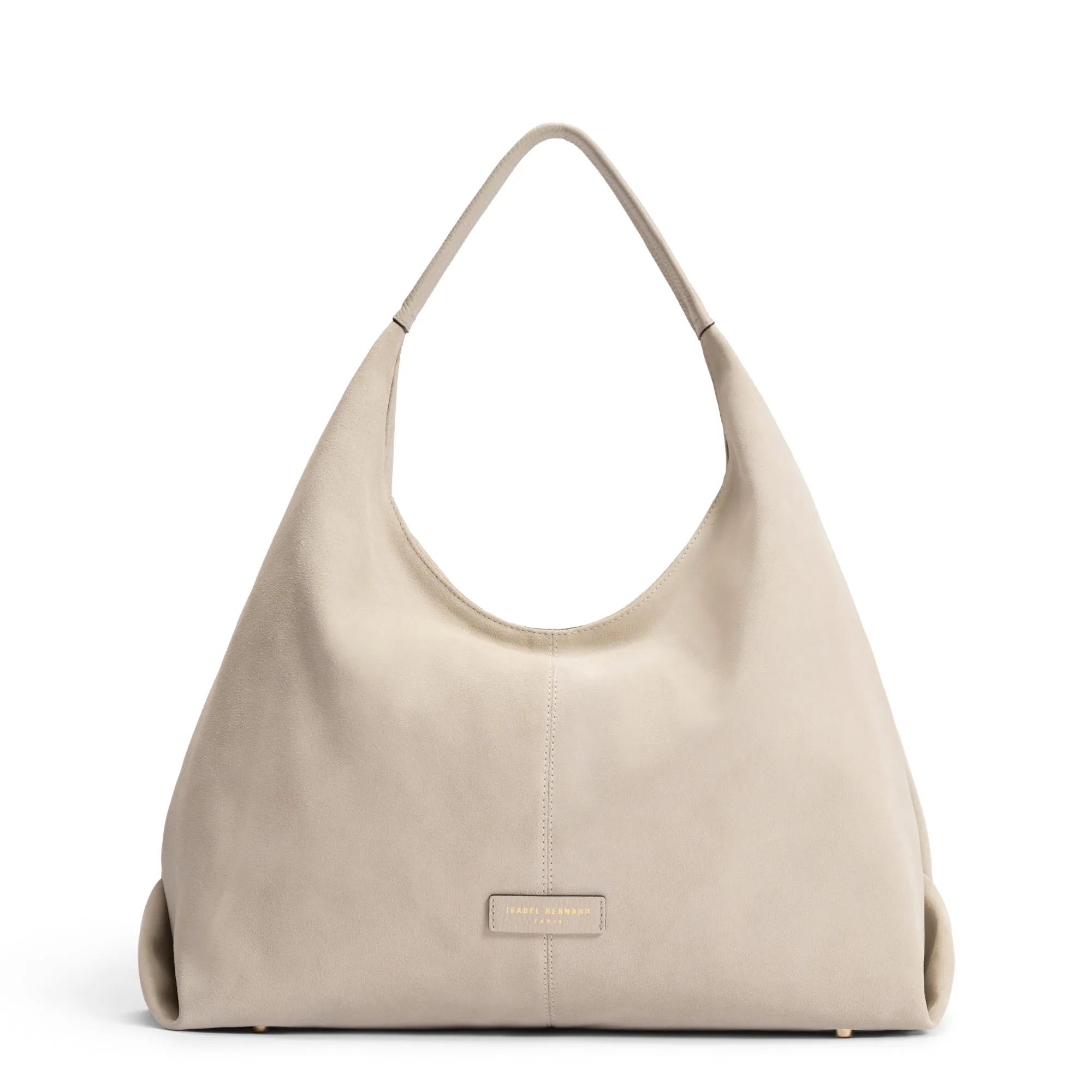 Fashion Ready Functional Feature Honor?? Grace cream suede shoulder bag