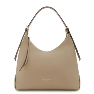 Honor?? Muriel taupe calfskin leather shoulder bag Modern Everyday Fashion Gear