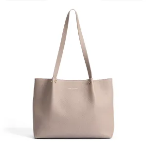 Comfortable Carry Honore? Nata taupe leather shopper calfskin leather