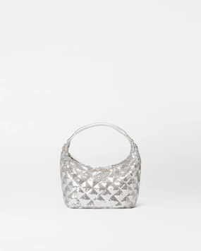 Premium Leather Ice Multi Sequin Mini Hobo