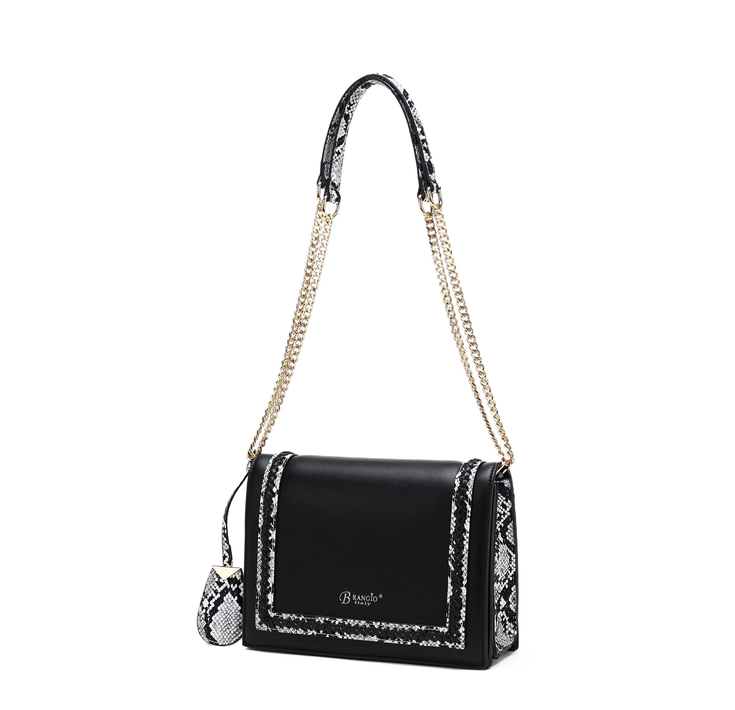 Vibrant color shoulder bag Polished Surface Dragon Satchel Elegant Classy Crossbody Bag