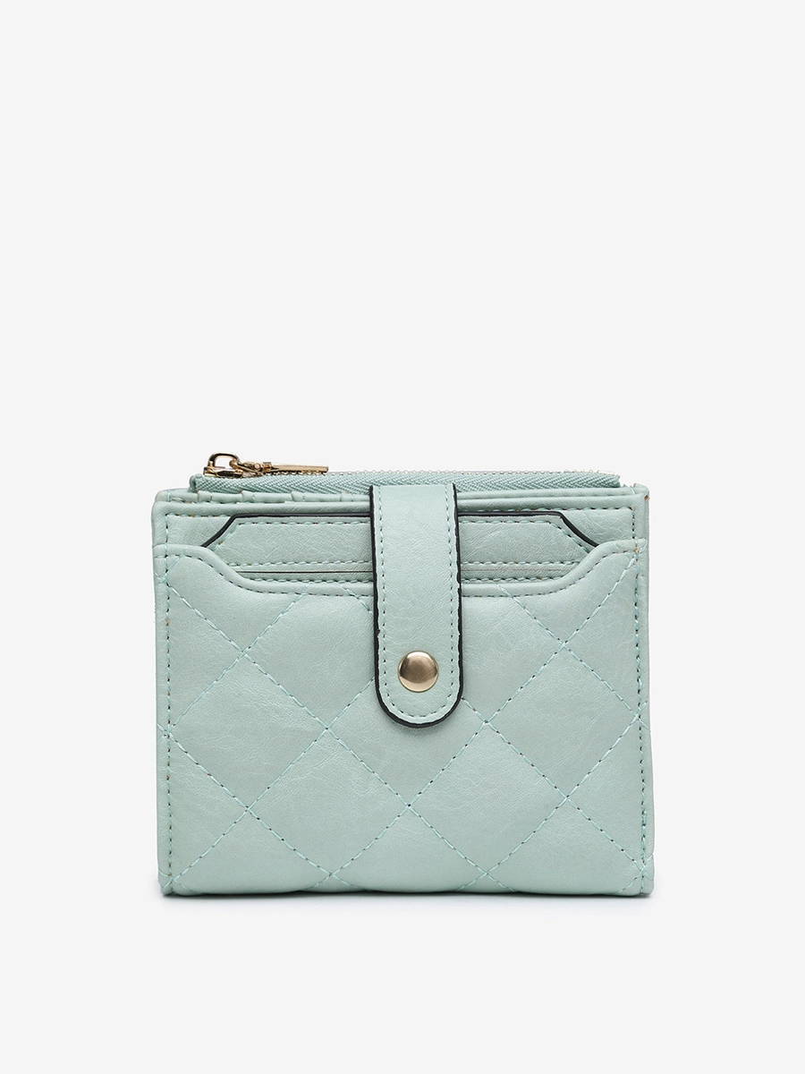 Melody Vegan Quilted Wallet Handcrafted Item