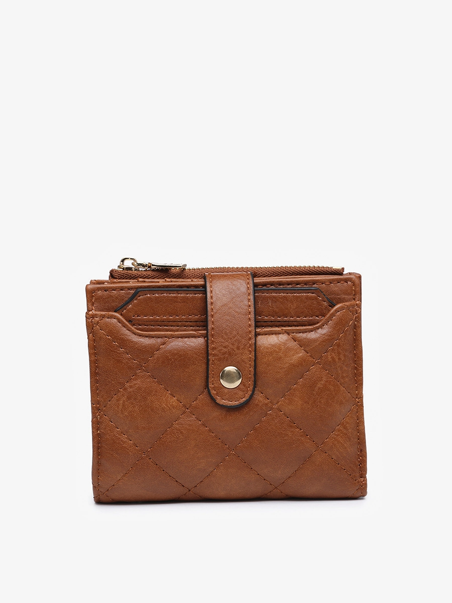 Modern Detailing Melody Vegan Quilted Wallet