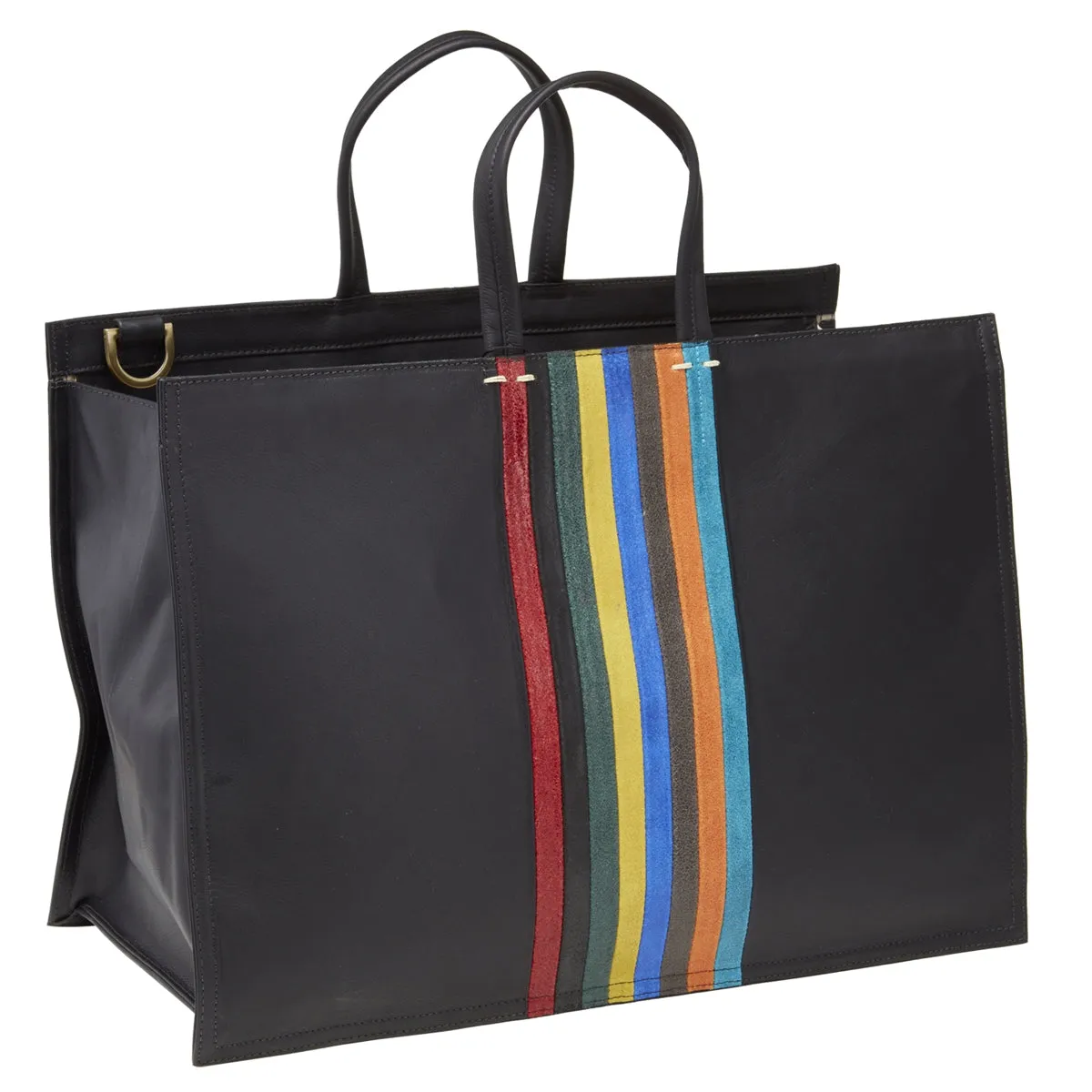 Modern Travel Timeless Design Iris Skinny Stripe Travel Tote