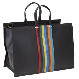 Modern Travel Timeless Design Iris Skinny Stripe Travel Tote