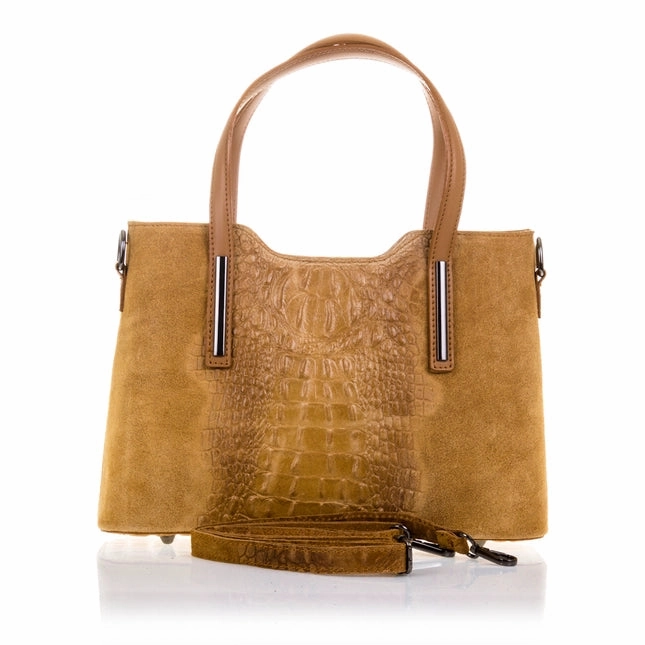 Elegant Finish Italian Leather Fiesole w/Shoulder Strap-Fiesole