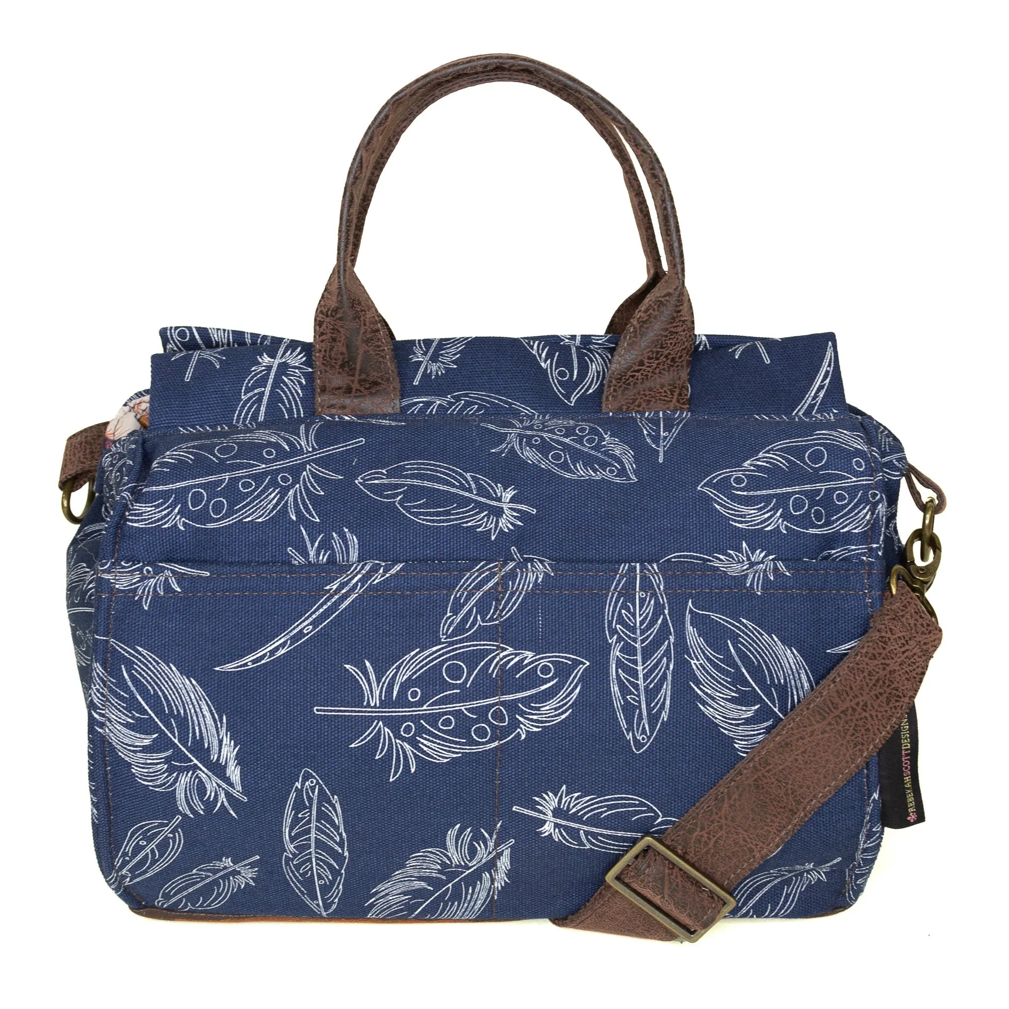 Ivy: Indigo Feather Premium Leather