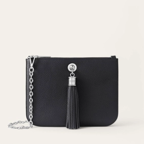 Ivy | Black with Silver hardware Adjustable Strap
