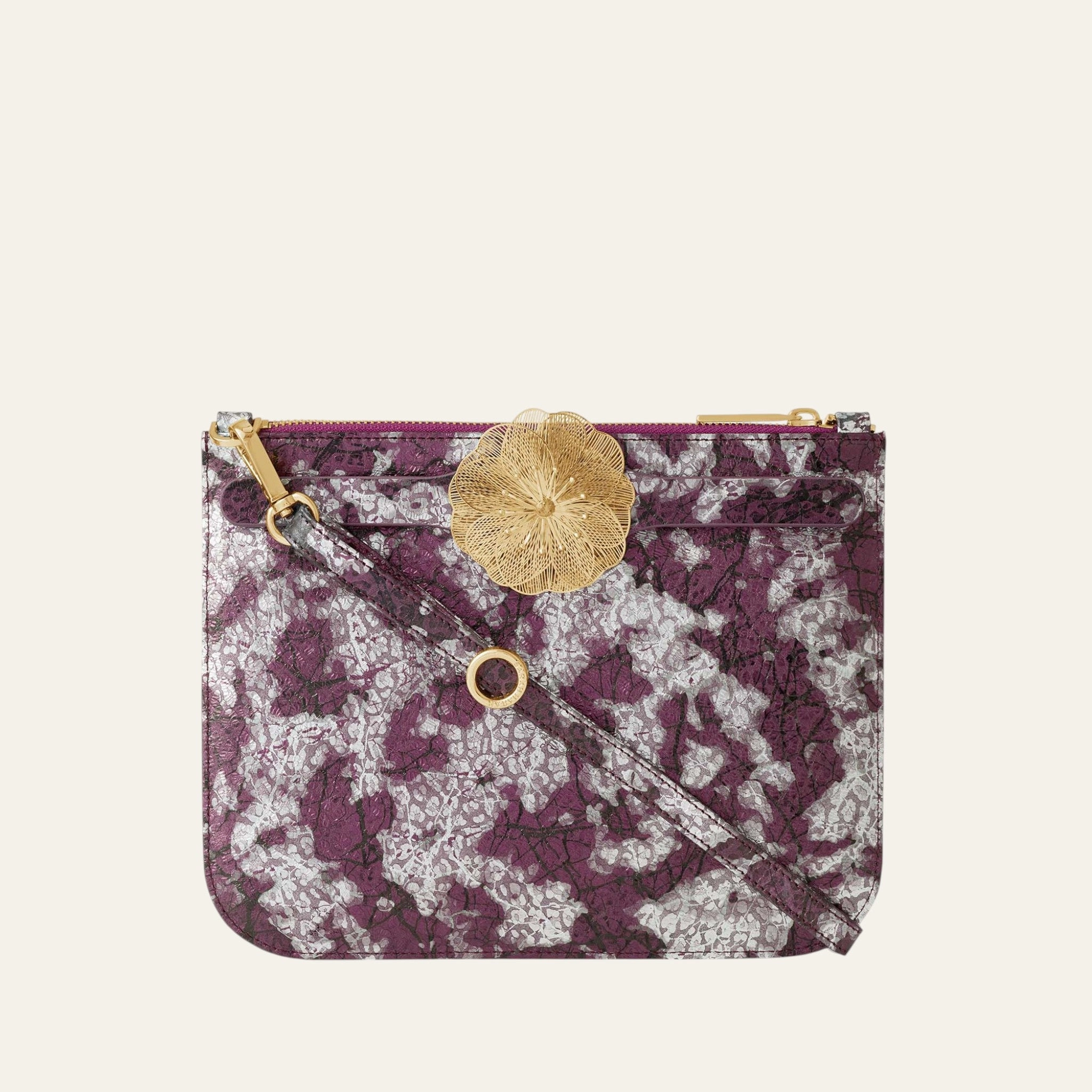 Ivy | Cheri Lace with Gold hardware Urban practicality