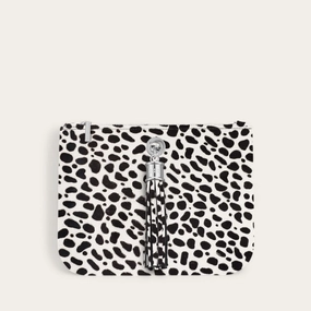 Ivy | Dalmatian Spot with Silver hardware Lightweight Design