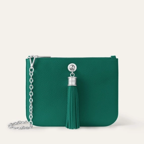 Ivy | Evergreen with Silver hardware Daily Utility