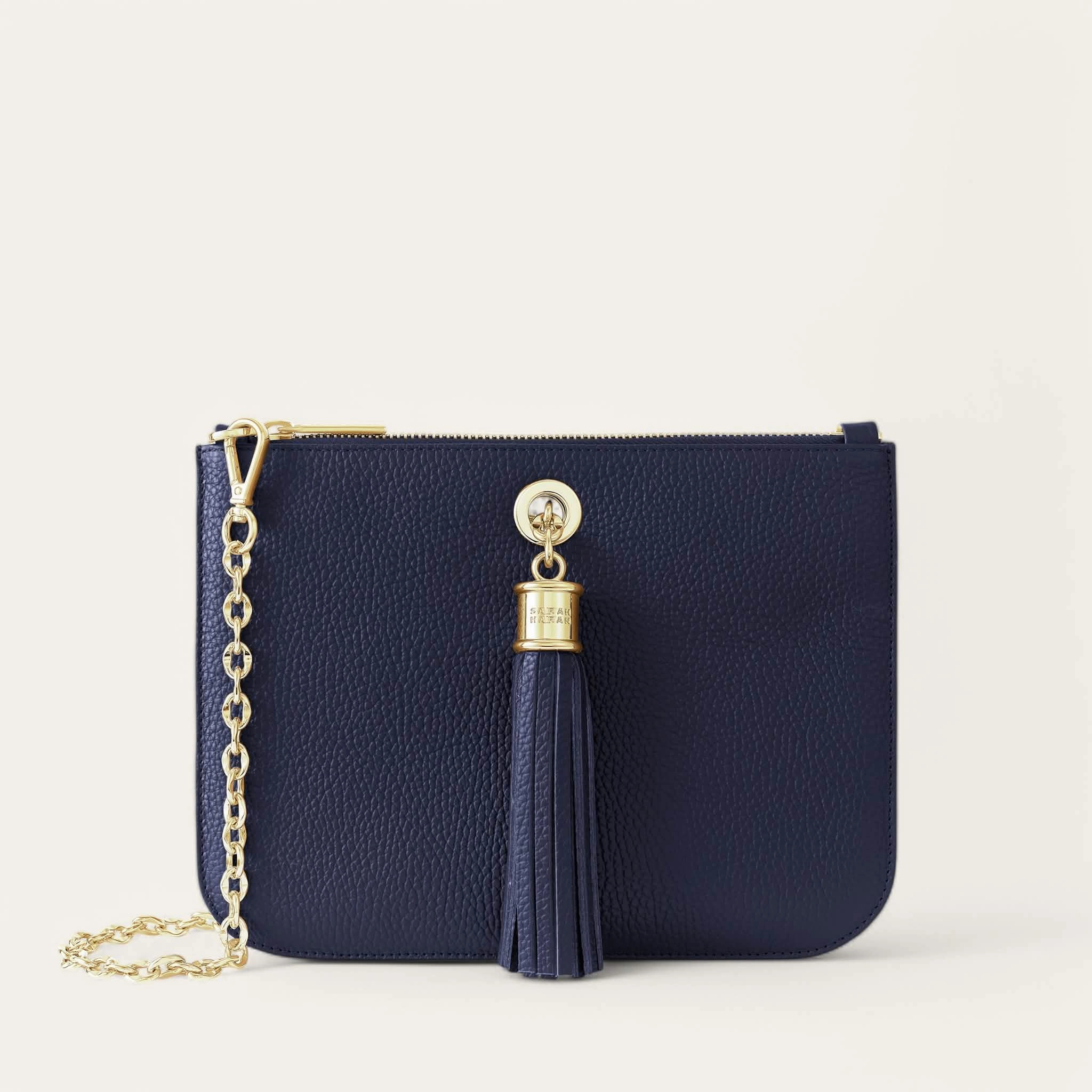 Compact Durability City Style Ivy | Navy with Gold hardware
