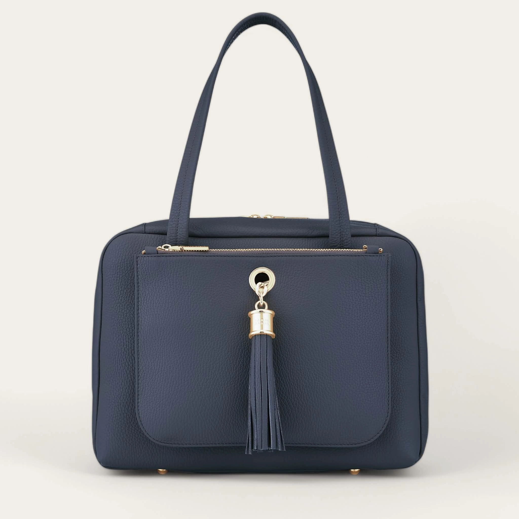 Comfort Companion Jessica Shoulder Bag | Navy with Gold hardware