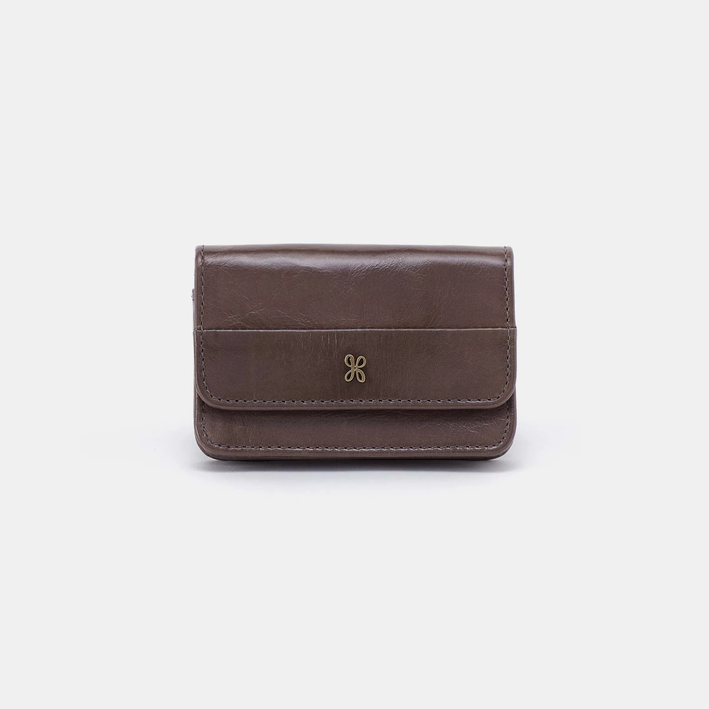 Jill Flap Card Case in Polished Leather - Hearthstone Trendy Design Sporty Look