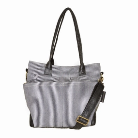 Jill Premier: Railroad Stripe Outdoor Functional Gear Modern Fashion Outfit