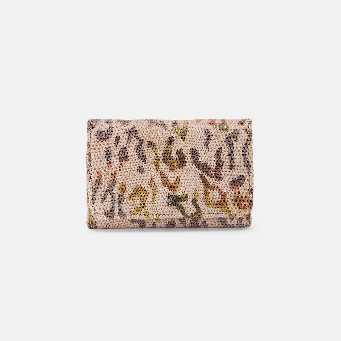 Jill Trifold Wallet In Printed Leather - Summer Safari Comfort Everyday