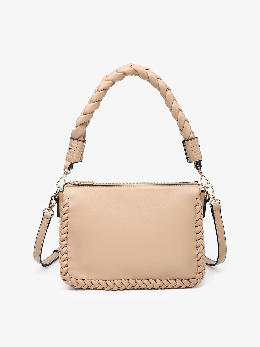 Judith Vegan Whipstitch Shoulder Bag Practical Elegance Luxury Craft