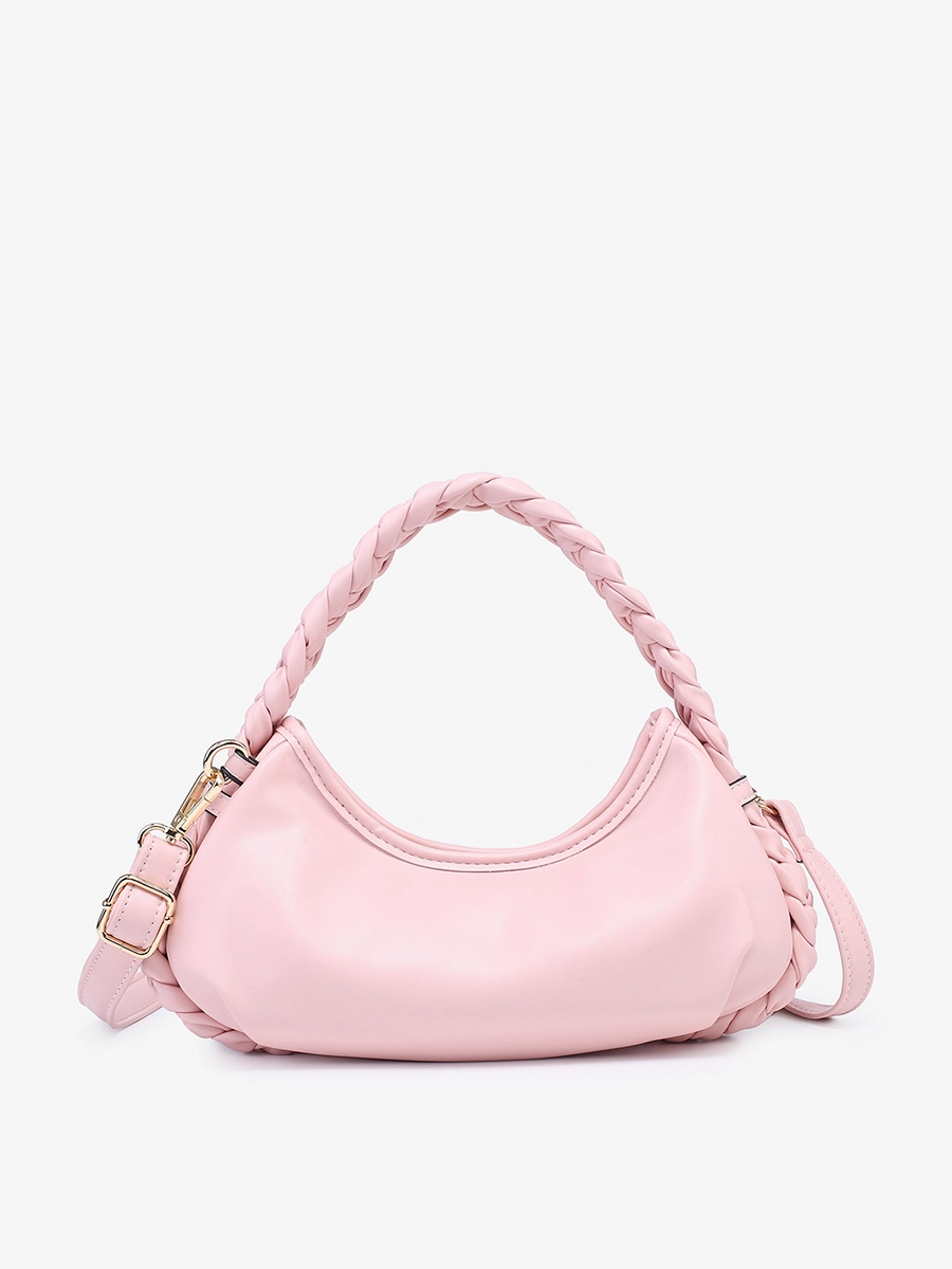 Juliette Vegan Half-Moon Bag Polished Finish
