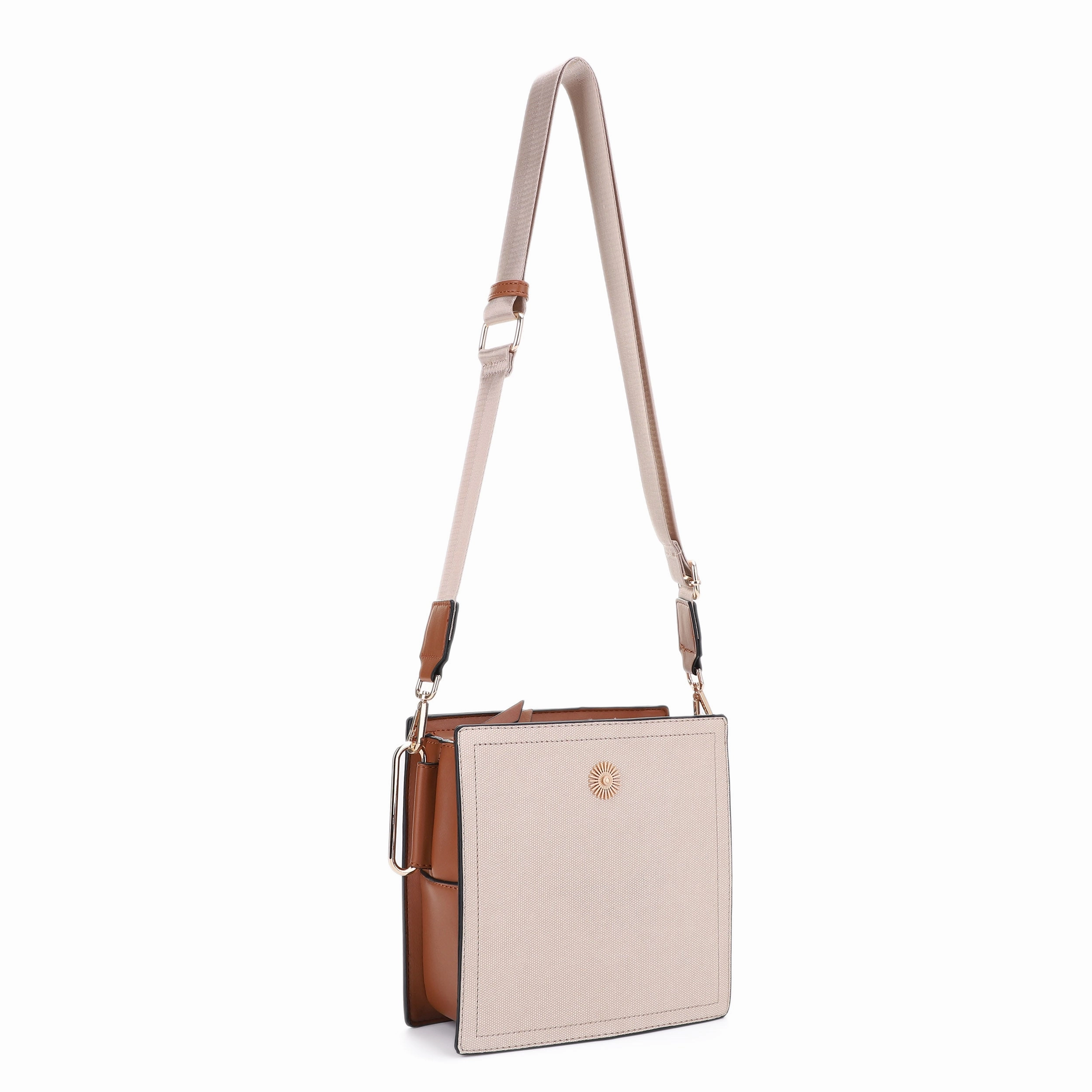 Juniper Emblem Structured Crossbody Comfort Fit