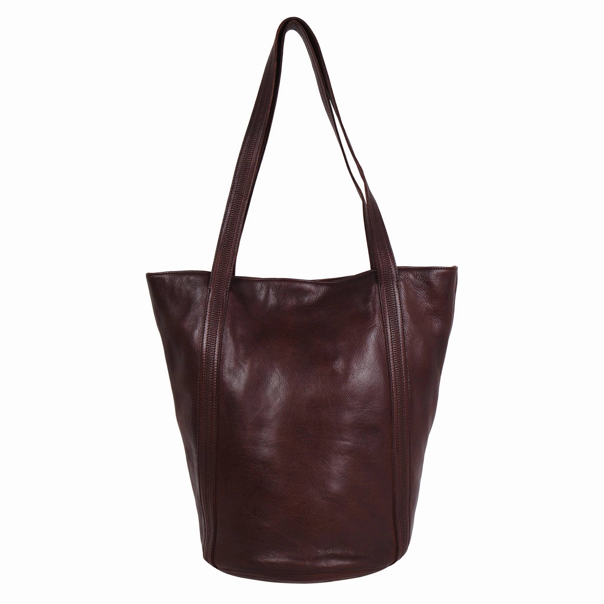 Kent Leather Tote Bag Compact Storage