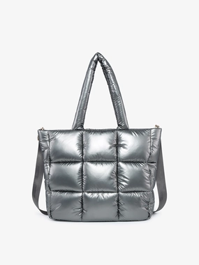 Kiersten Vegan Puffer Hobo Formal Look