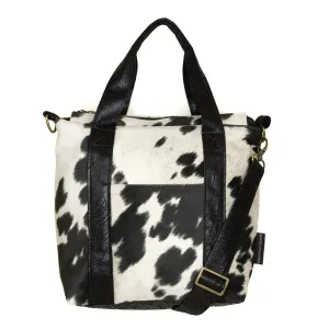 Kris: Black Cowhide Versatile handbag for outings Stylish Edge