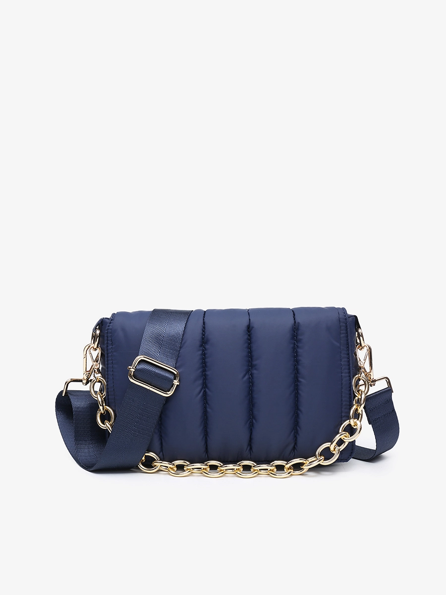 Lala Vegan Quilted Chain Crossbody High Quality