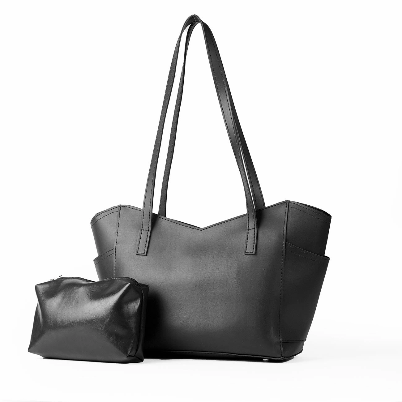 Luxury Appeal Chic Modern Land set of 2 bag black