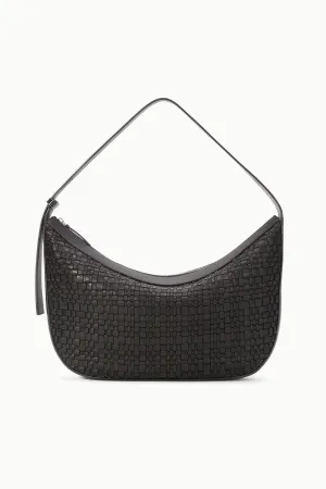 Soft Touch LARGE DEMY SHOULDER BAG | ESPRESSO WOVEN LEATHER