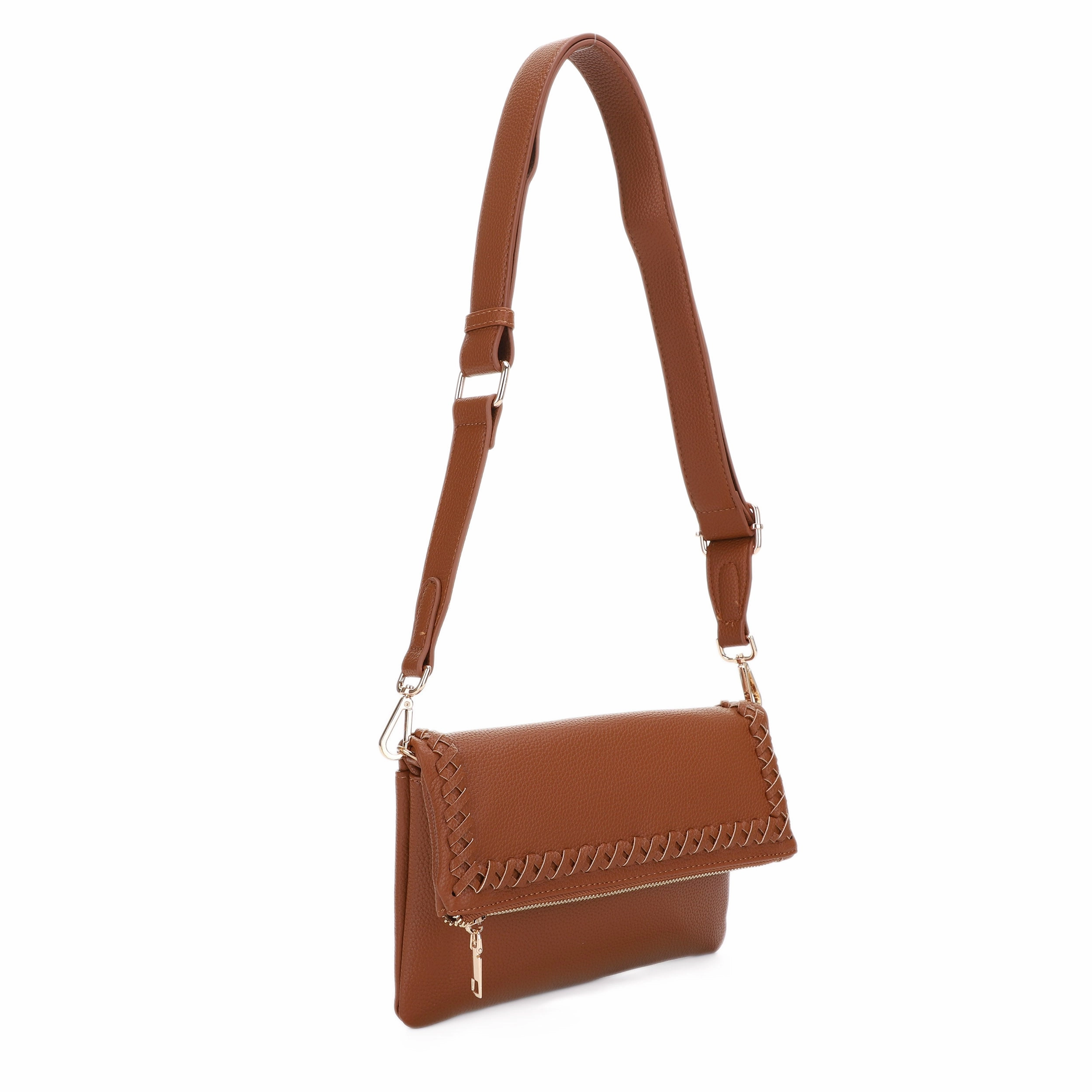 Practical Journey Laurel Cross Stitch Border Accent Flap Crossbody