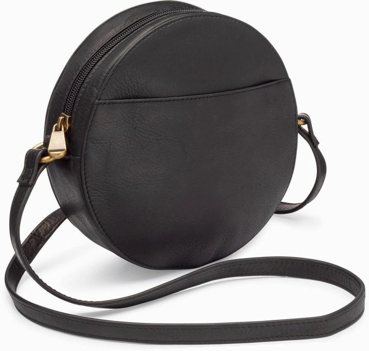 Versatile utility Le Donne Canteen Leather Bag - Casual Round Leather Bag
