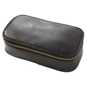 Leather Travel Case with Handle Daily Commute Casual Carry