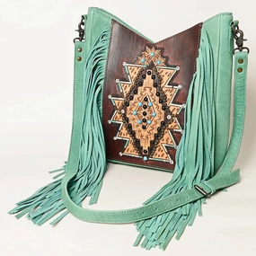 Leather Concealed Carry Fringe Crossbody Casual Function